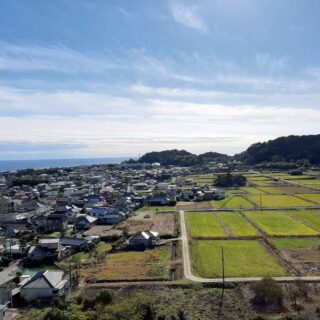 平舘稲荷山頂上からの景色