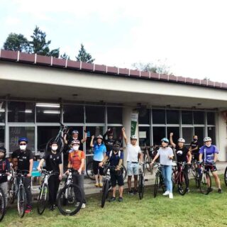 サイクリングへ出発