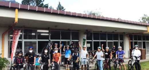 サイクリングへ出発