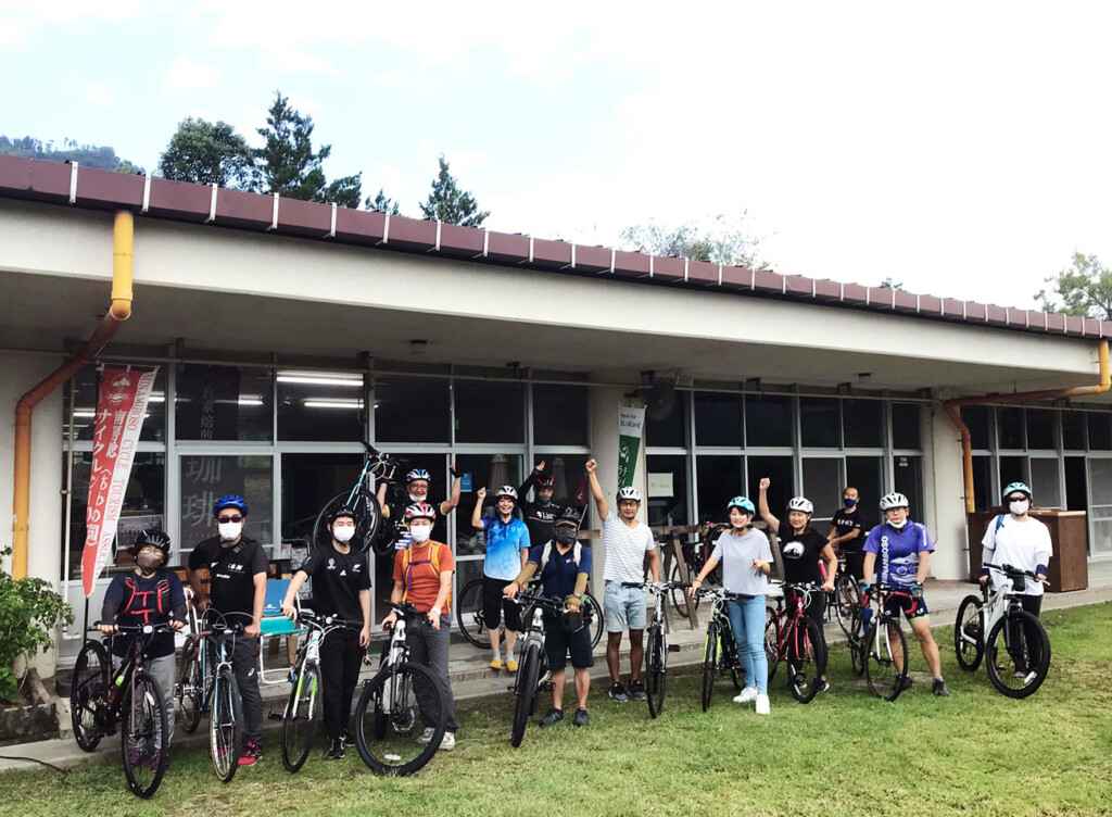 サイクリングへ出発